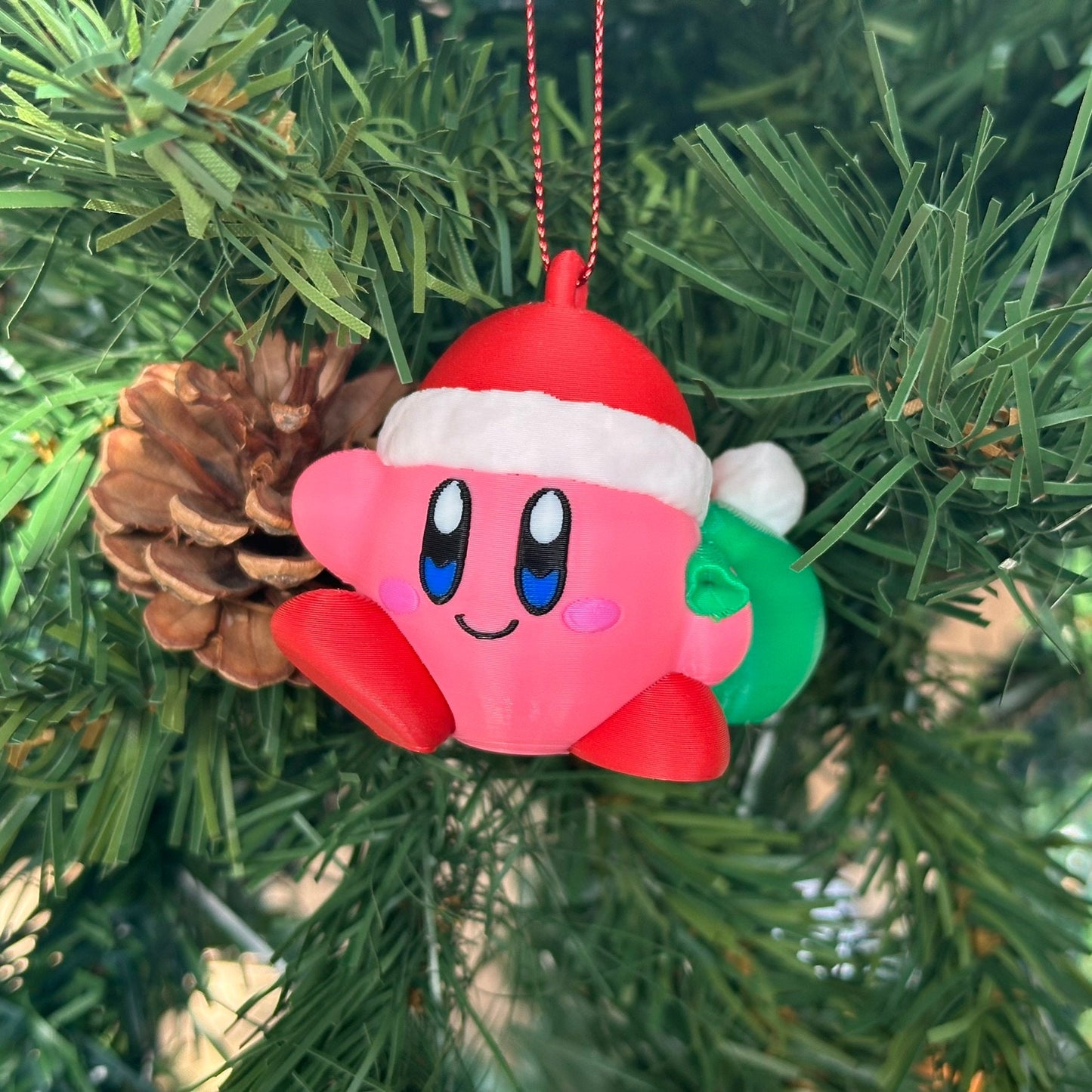 Boule de Noël Kirby, décoration de sapin de Noël Kirby