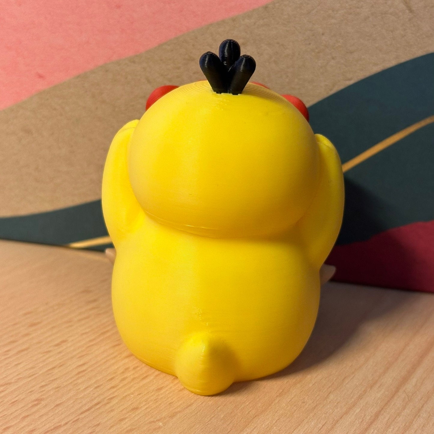 Figurine Psykokwak d'amour, cadeau Pokémon parfait pour la Saint-Valentin ! Valentine Psyduck