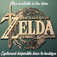 Bouckier Zelda TOTK - Décoration murale Zelda Tears Of The Kingdom