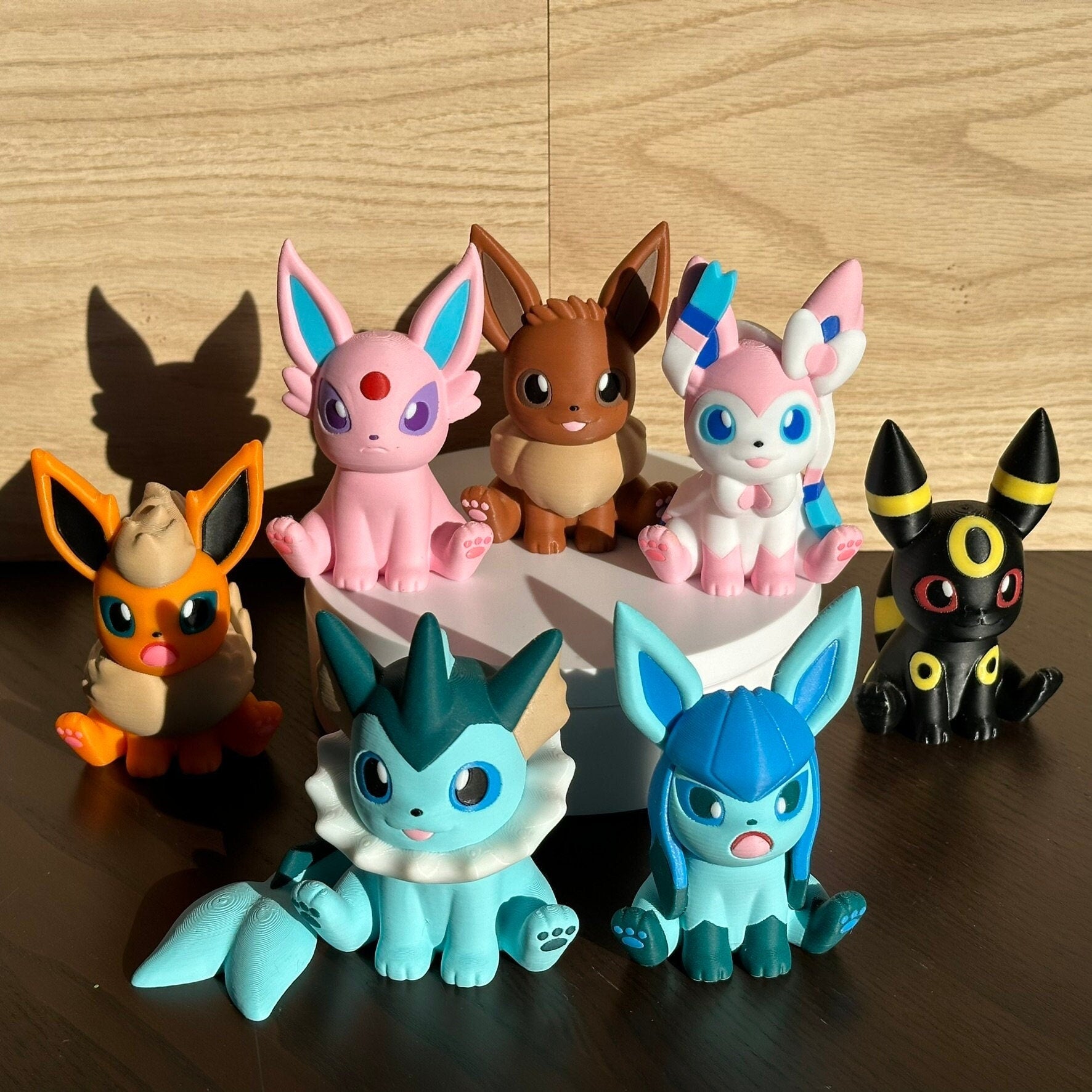 Figurine Pokémon Evoli, Eevee et ses évolutions