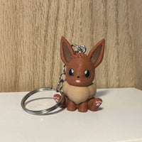 porte-clés pokemon Evoli, pokemon eevee keychain