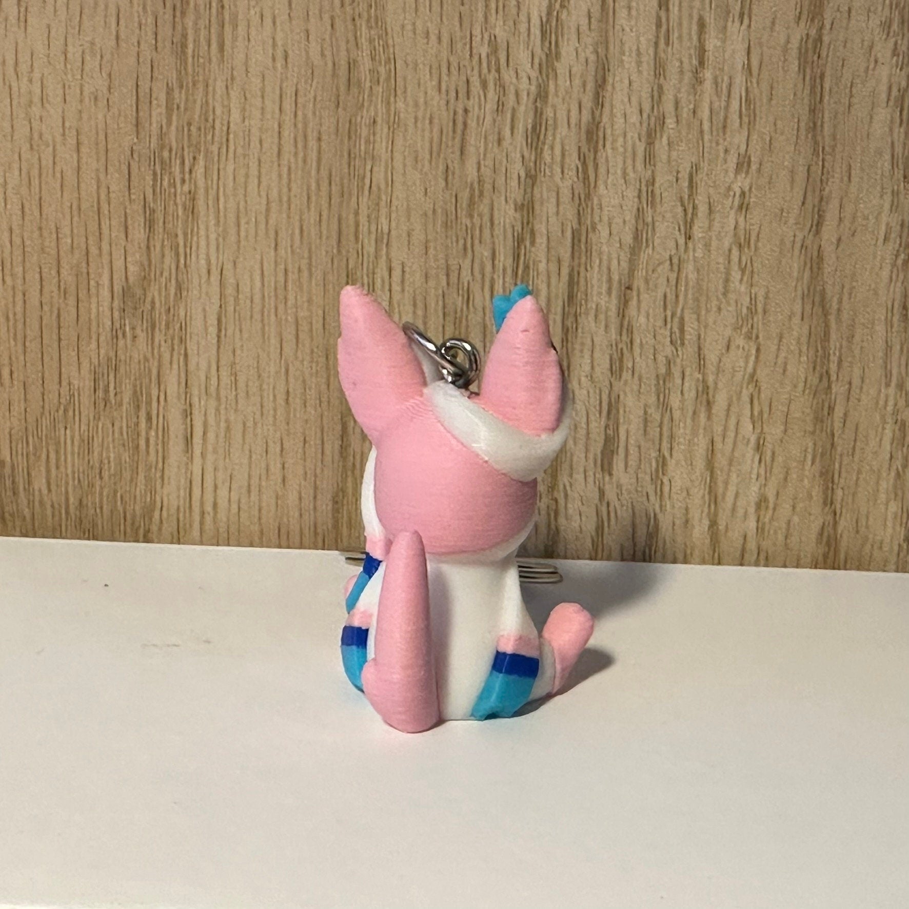 Porte-clés 3D Nymphali Pokémon, Pokémon Sylveon Keychain