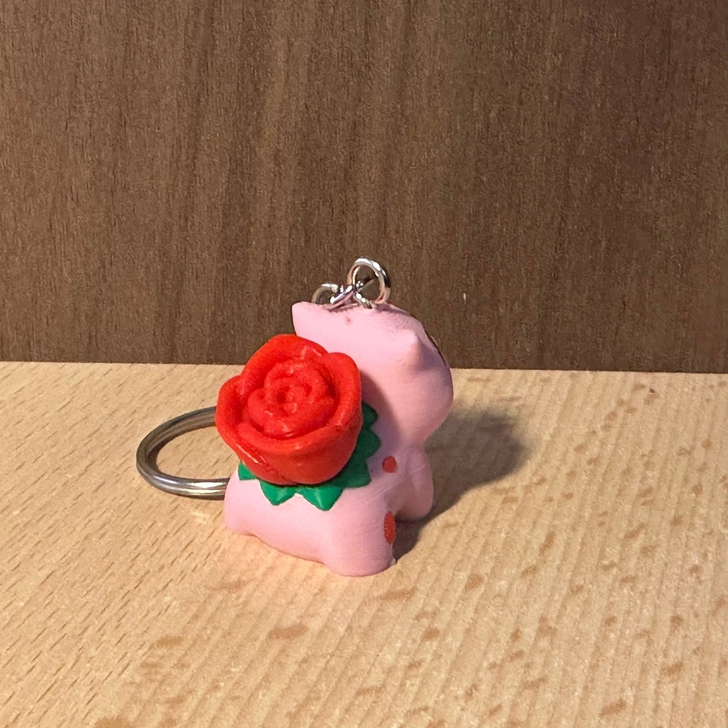 Porte-clés 3D Bulbizarre Rose Pokémon, Pokémon Pink Bulbasaur Keychain