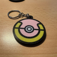 Porte-clés Pokéball, pokemon pokeball Keychain