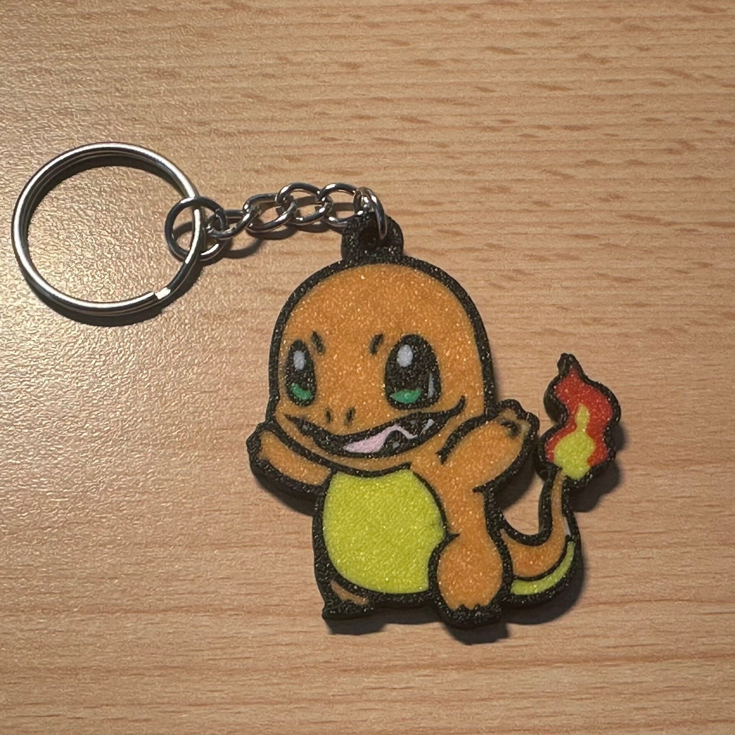 Porte-clés Pokémon, Pikachu, Ectoplasma, Bulbizarre, Carapuce et Salamèche