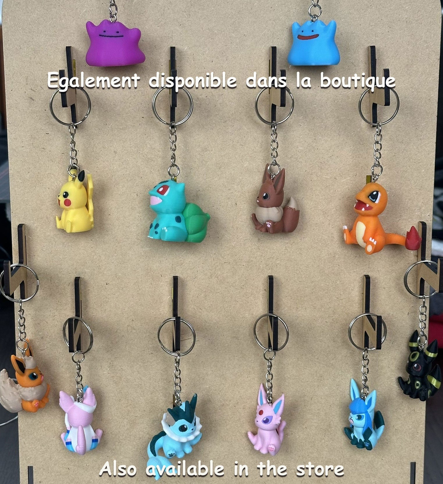 Porte-clés 3D Salamèche Pokémon, Pokémon Charmander Keychain