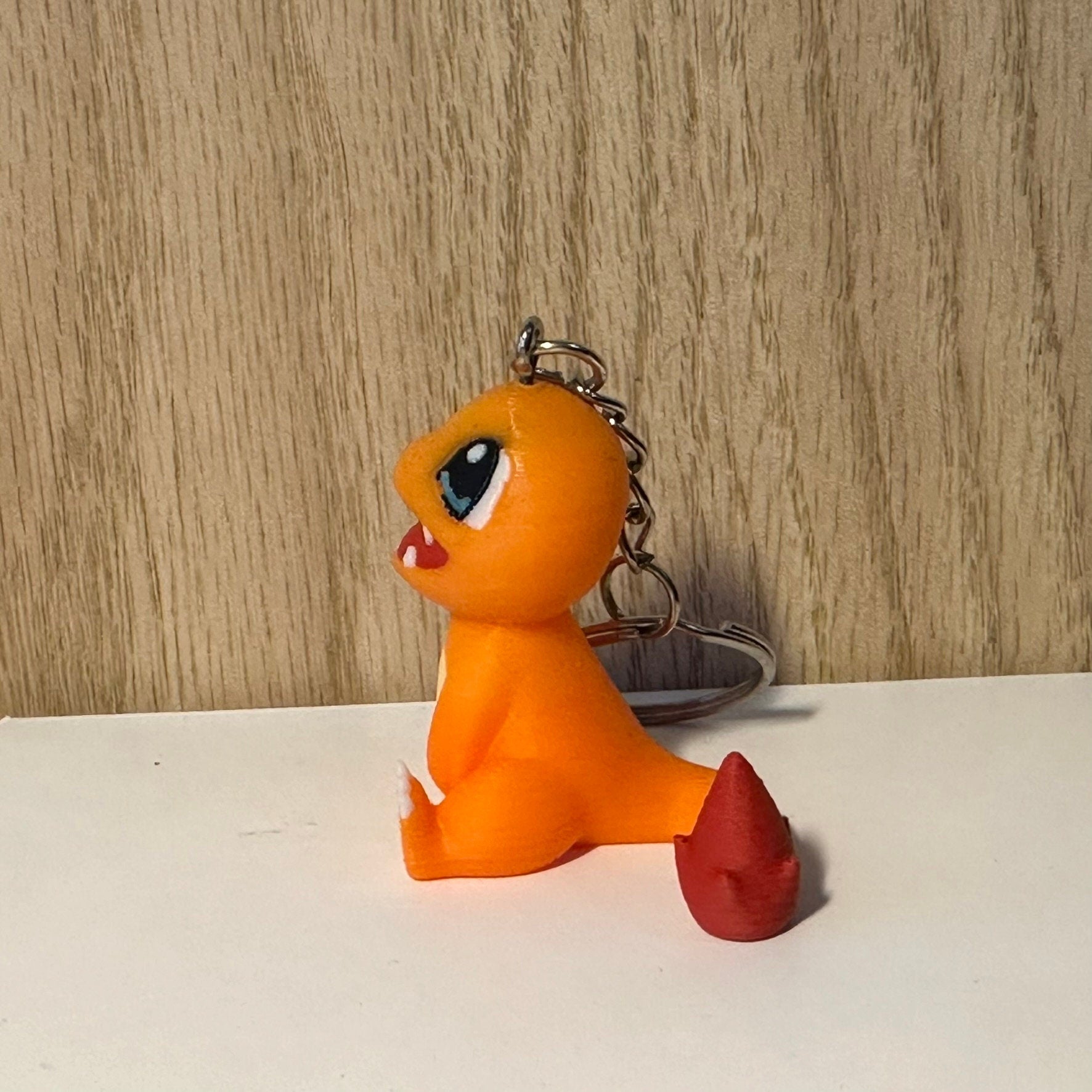 Porte-clés 3D Salamèche Pokémon, Pokémon Charmander Keychain