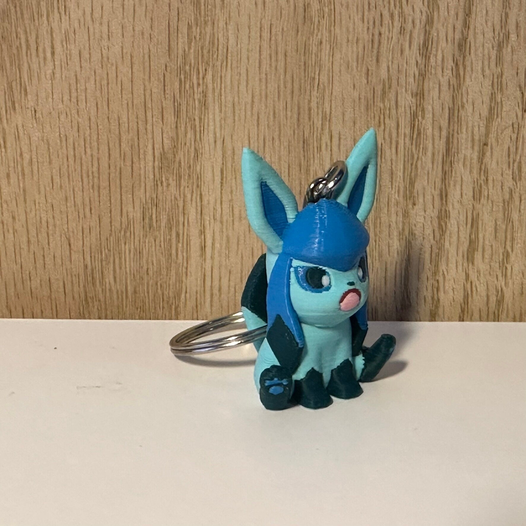 Porte-clés 3D Givrali Pokémon, Pokémon Glaceon Keychain