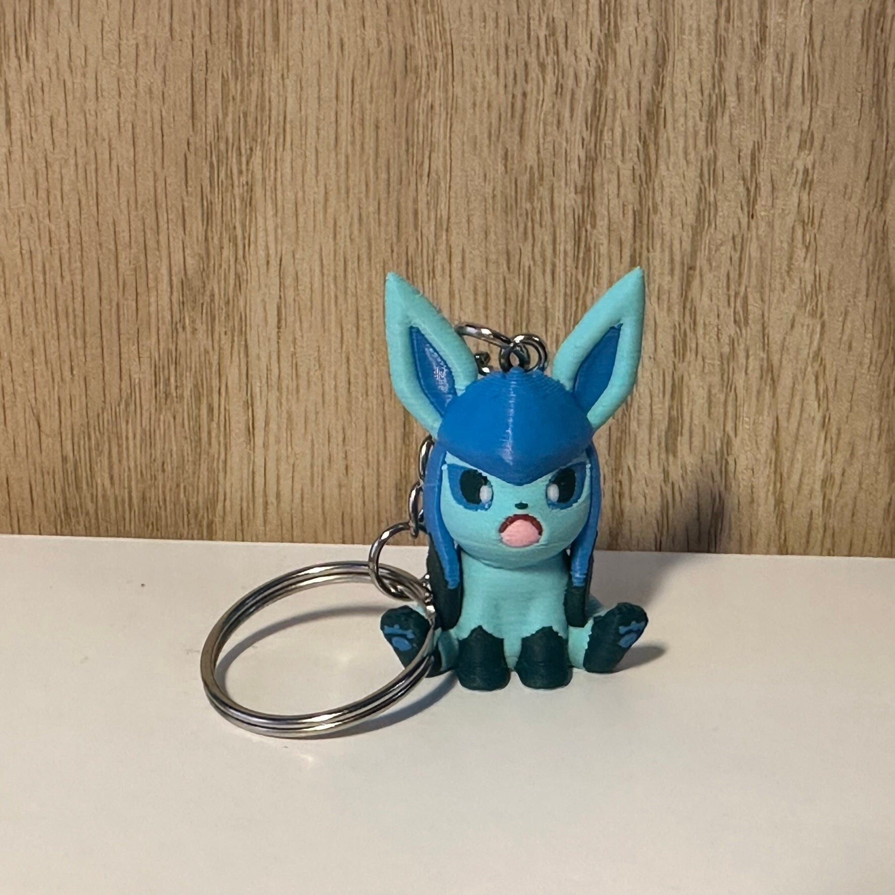 Porte-clés 3D Givrali Pokémon, Pokémon Glaceon Keychain