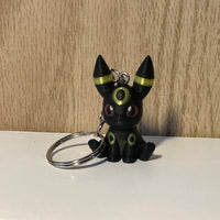 Porte-clés 3D Noctali Pokémon, Pokemon Ulbreon Keychain