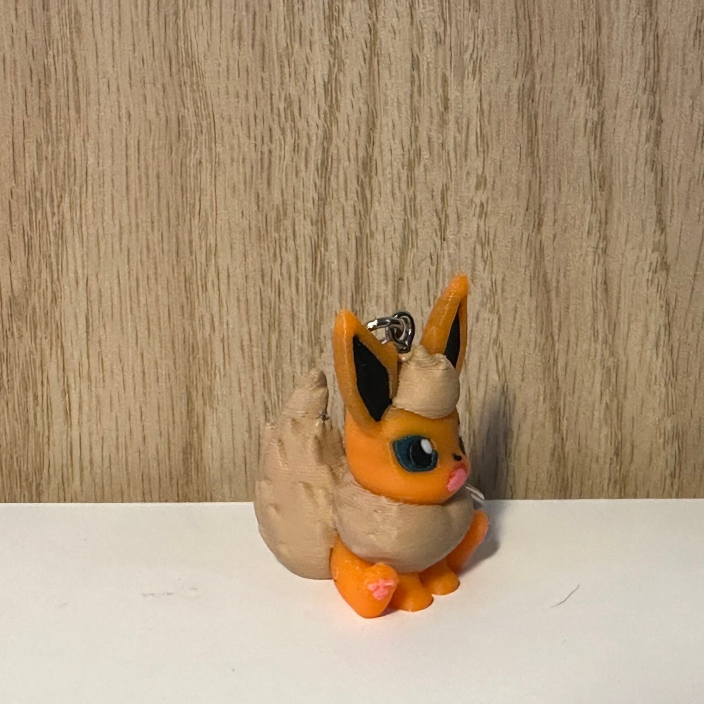 Porte-clés 3D Pyroli Pokémon, Pokémon Flareon Keychain