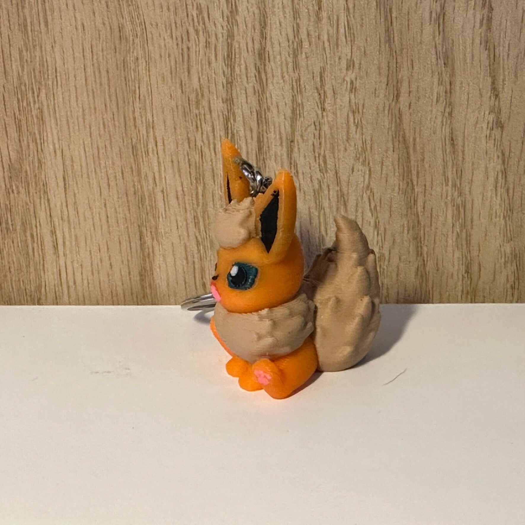 Porte-clés 3D Pyroli Pokémon, Pokémon Flareon Keychain