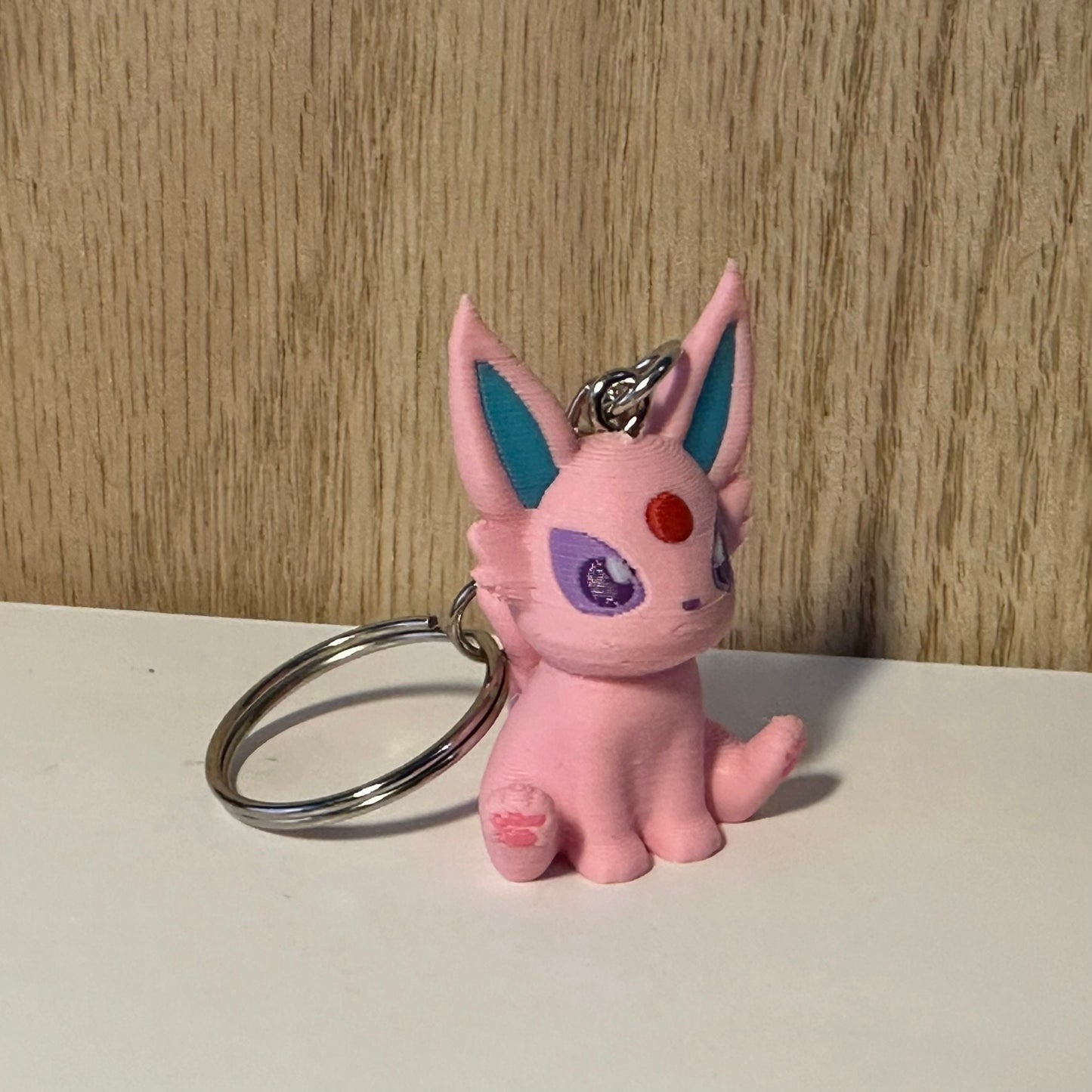 Porte-clés 3D Mentali Pokémon, Pokemon Espeon Keychain