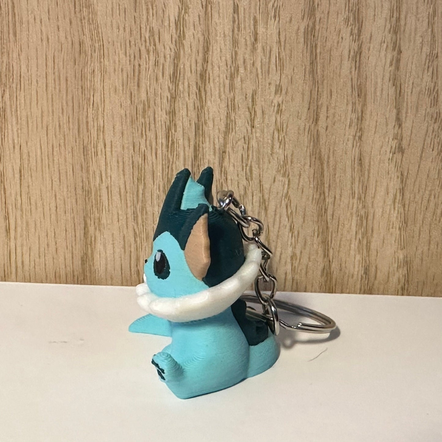 Porte-clés 3D Aquali Pokémon, Pokémon Vaporeon Keychain