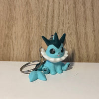 Porte-clés 3D Aquali Pokémon, Pokémon Vaporeon Keychain