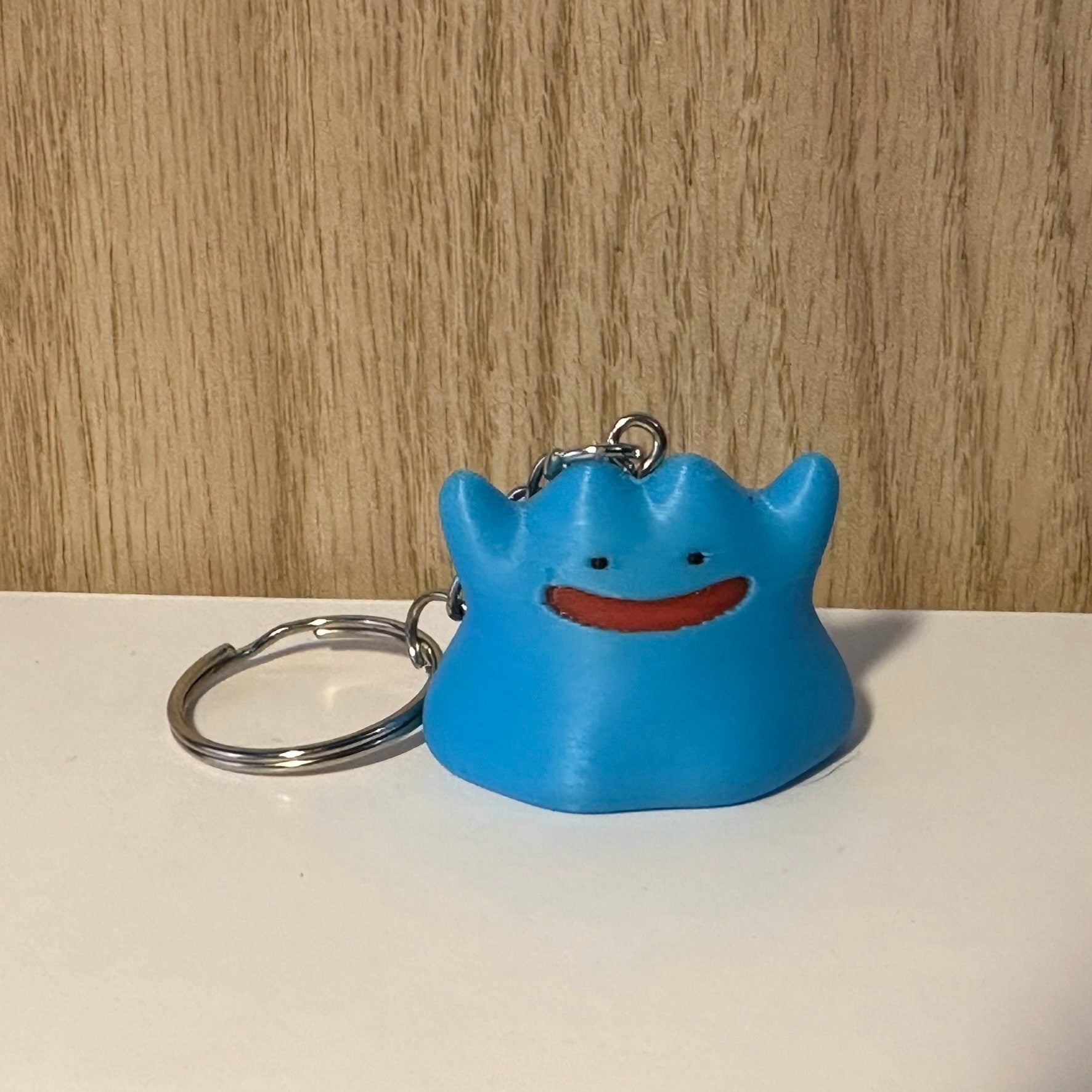 Porte-clés 3D Métamorph shiny Pokémon, Pokémon shiny Ditto Keychain