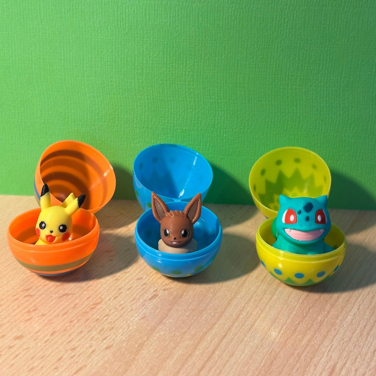 Oeufs de Pâques Mini figurines Pokémon : Pikachu, Bulbizarre, Evoli et ses évolutions