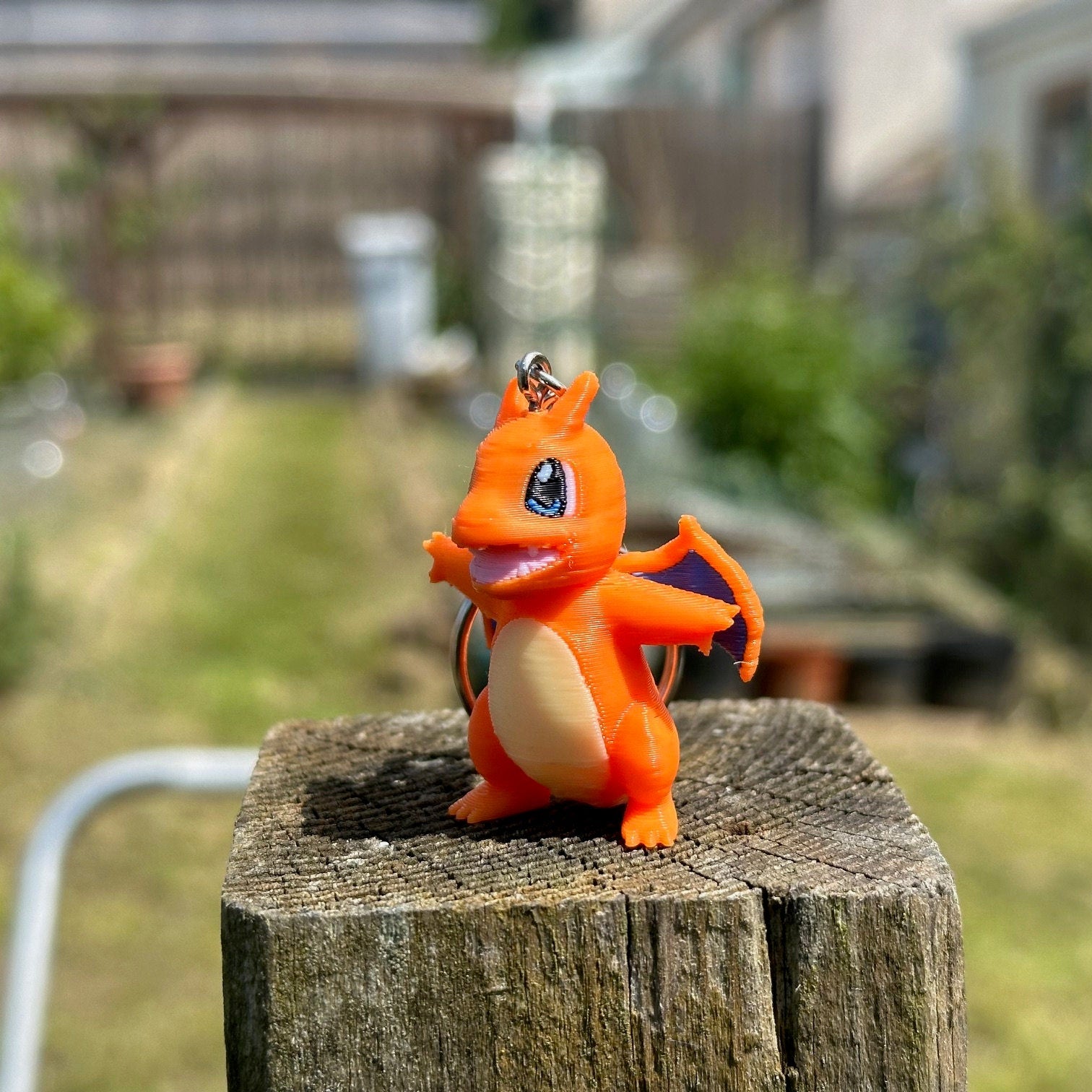 Porte-clés 3D dracaufeu Pokémon, Pokémon Charizard Keychain