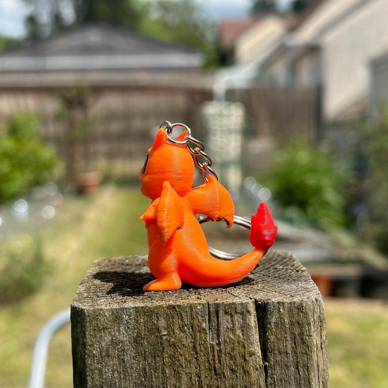 Porte-clés 3D dracaufeu Pokémon, Pokémon Charizard Keychain