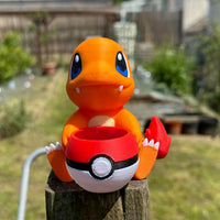 Pot de fleurs Salamèche avec sa pokeball - Pokemon charmander