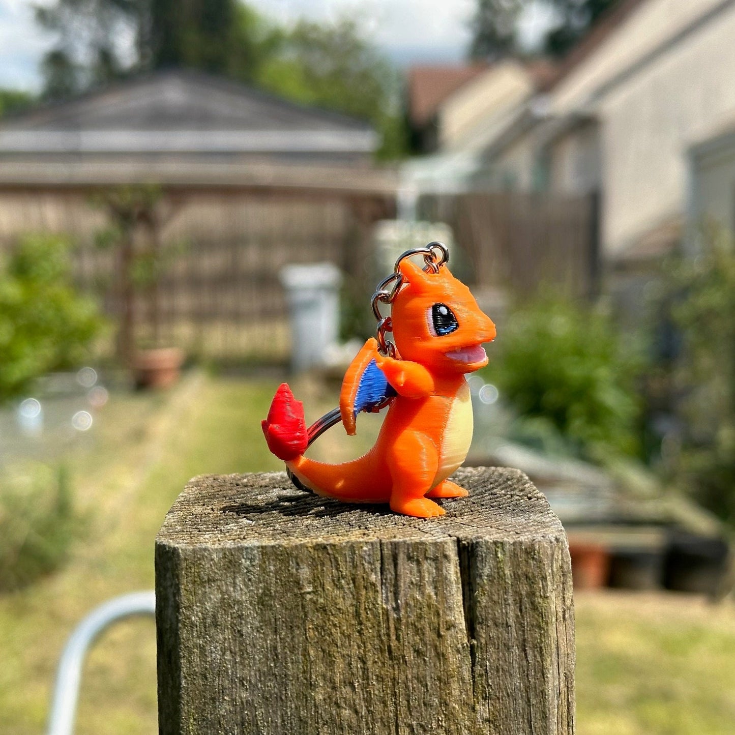 Porte-clés 3D dracaufeu Pokémon, Pokémon Charizard Keychain