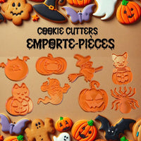 Emporte-pièces halloween, halloween cookie cutters, biscuits halloween