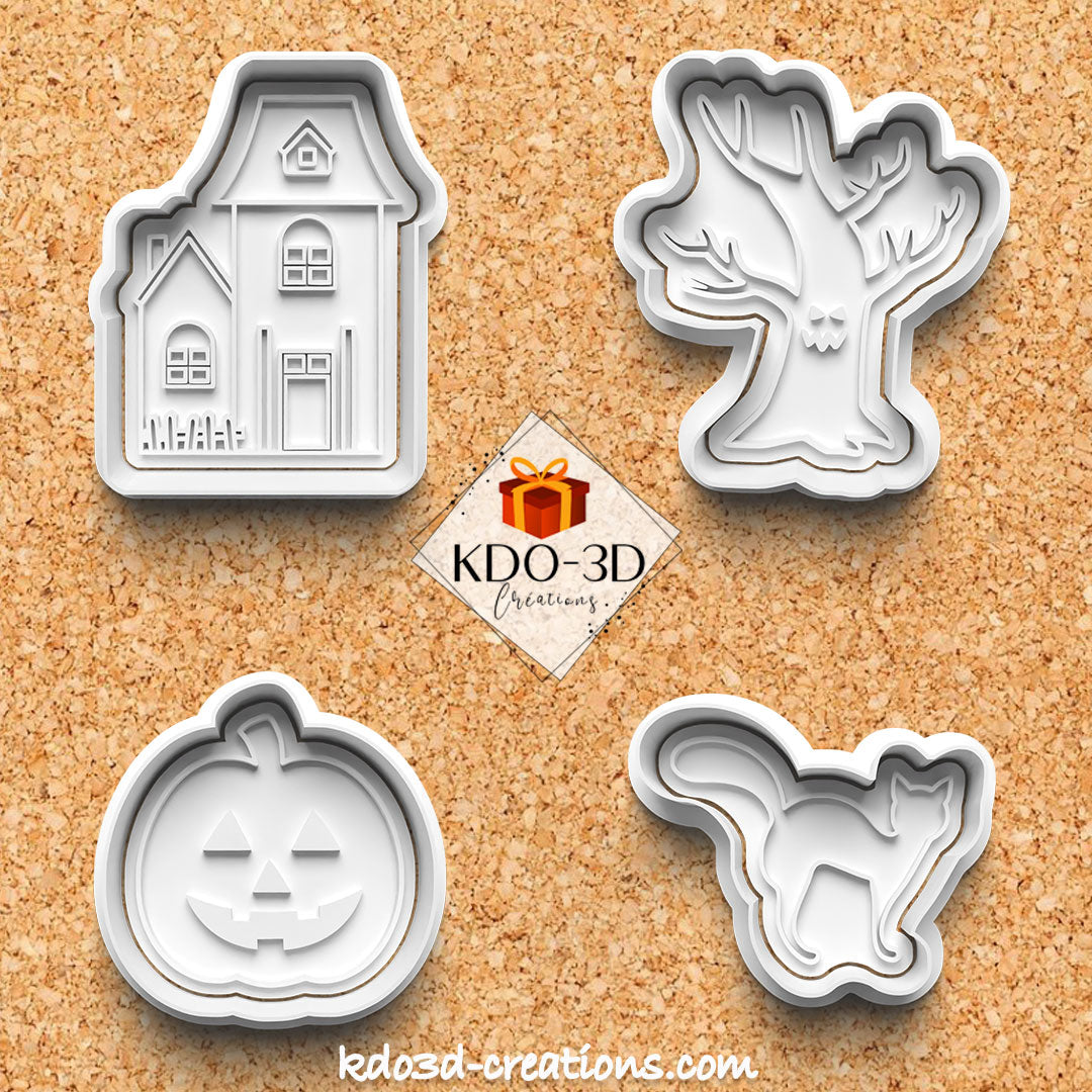 Halloween Haunted House Cookie Cutters