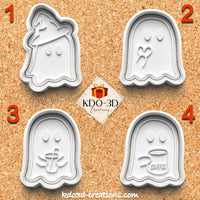 Adorable Ghost Halloween Cookie Cutters