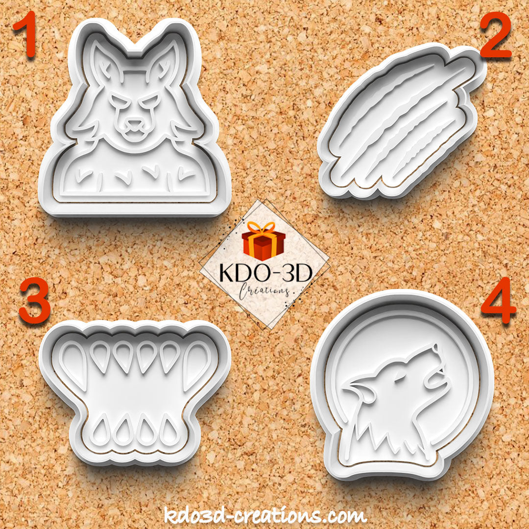 Werewolf Cookie Cutters