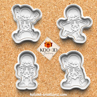 Halloween Skeleton Cookie Cutters