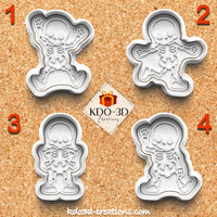 Halloween Skeleton Cookie Cutters