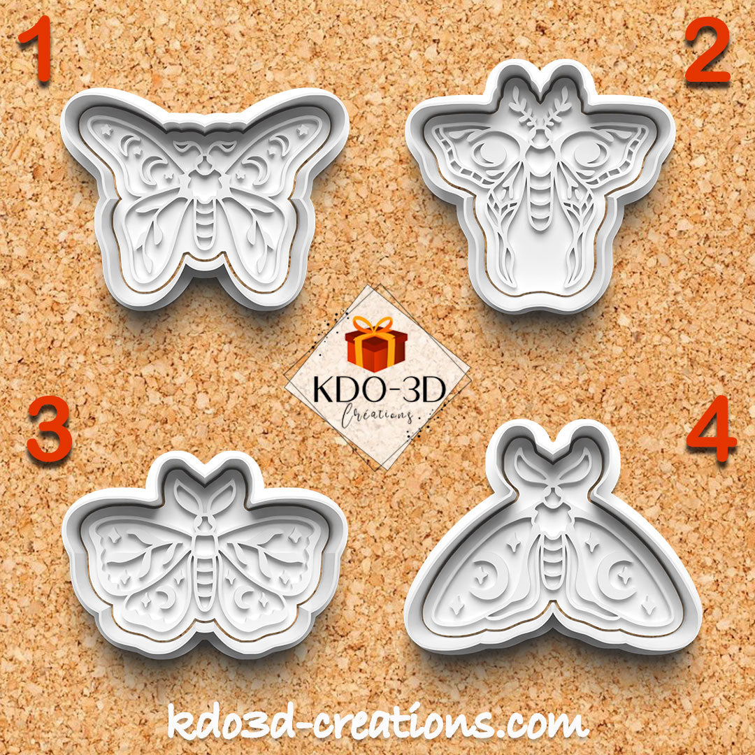 Moth cookie cutters