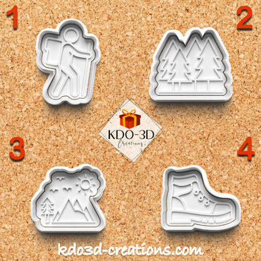 Hiking Theme Cookie Cutters