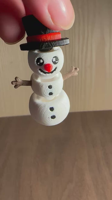 Figurines articulées de Noël – Père Noël, Renne et Bonhomme de neige