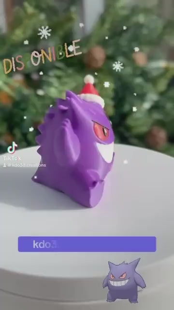 Figurine Pokémon Ectoplasma Édition Noël - Collection Festive