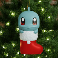 Boules Bottes de Noël Pokémon Evoli, Carapuce, Salamèche, Bulbizarre et Pikachu